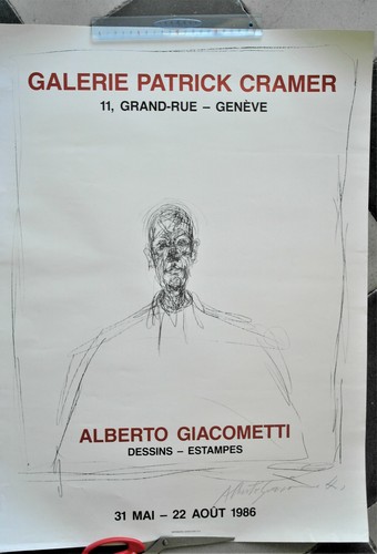 Giacometti affiche - a.,