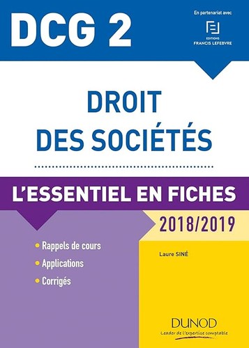 Droit des sociétés dcg - droit,