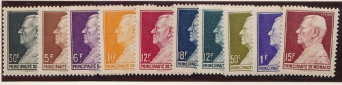 Timbre monaco 302 306 neuf - timbre,