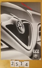 ALFA ROMEO 166 Caractéristiques Techniques Prospectus 6 pages Fr 9/1998