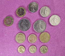 LOT DE 14 PIECES DE MONNAIE FRANCAISE