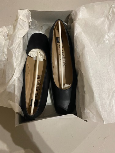 Martin escarpins cuir noir - escarpins,