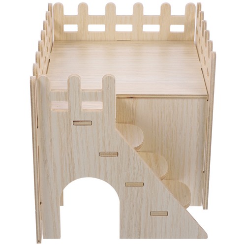 Cachette bois pour lapin - cachette,