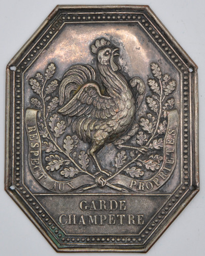 Plaque métier garde - plaque,