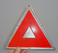 Plaque aluminium Triangle Signalisation GECO TRUCK TRACTEUR REMORQUE AUTO  - BIS