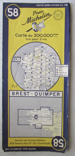 Carte touristique brest - carte, 58