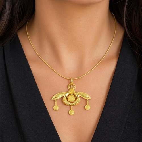 Pendentif abeille argent - pendentif,
