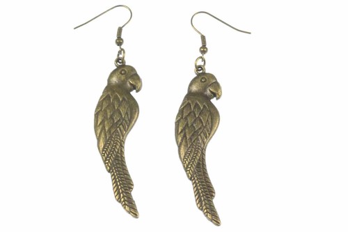 Boucles oreilles perroquet - boucles,