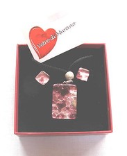 Nouvelle collection  Parure en verre de Murano certifié .