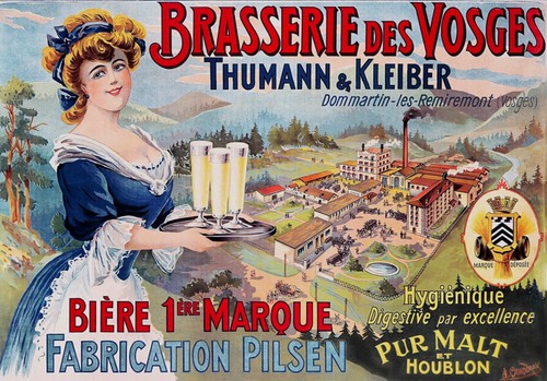 Poster affiche brasserie - affiche,