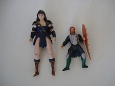 Figurine Hercules Xena princesse guerrière MCA TV 1995 + guerrier à identifier