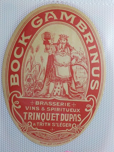Etiquette biere gambrinus - etiquette,