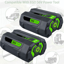 2x Batterie Li-ion pour EGO 56V BA4200T BA2800T BA5600T ST1502LB CS1604 9000mAh
