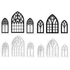 Miroir en bois style gothique