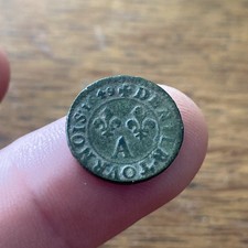 1649 denier tournois Paris, Louis XIV