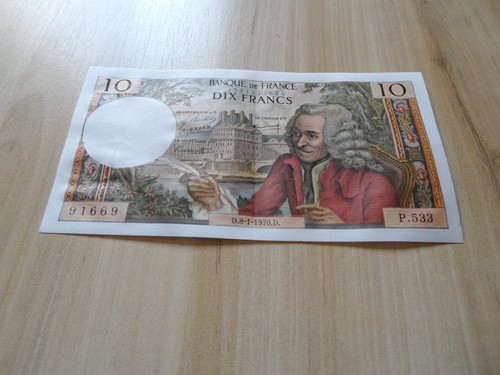 France billet francs - france:,