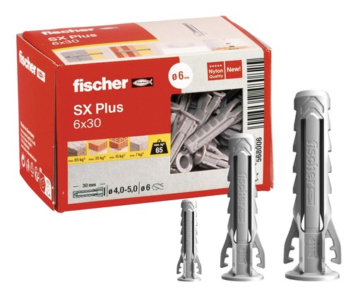 Fischer plus cheville 6 8 - 6,