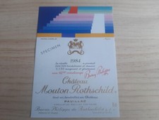 étiquette vin Chateau Mouton