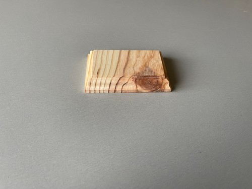 Socle bois brut - brut, pour