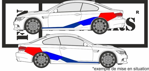 Kit autocollant automobile