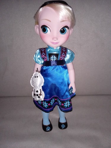 Poupée disney animators elsa - poupée,