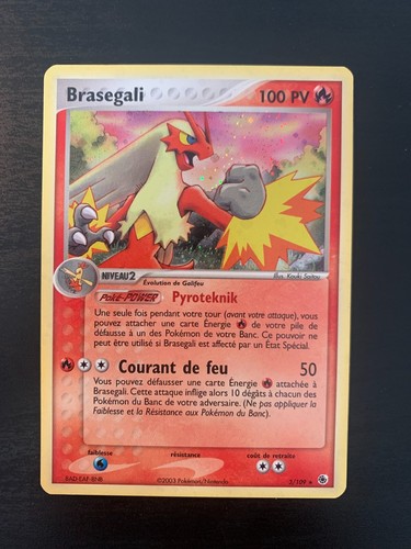 Carte pokémon braségali - carte, :