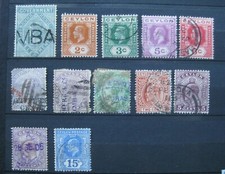 Timbres ceylan 1885 1921 - :,