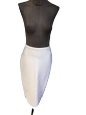 Très Belle Jupe Longue Strech Craie Hervé Léger M Jamais Porté 