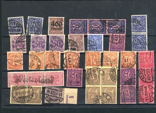 Lot timbres service du - lot,