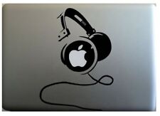 Casque DJ MacBook 15 pouces autocollant Apple (avant 2016 Mo Pro/Air uniquement)