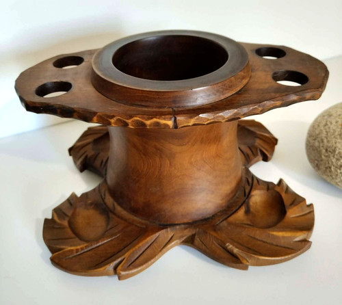 Porte pipes vintage - vintage, bois