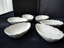6 Coupelles à avocat en porcelaine Ph. Deshoulières Modèle California