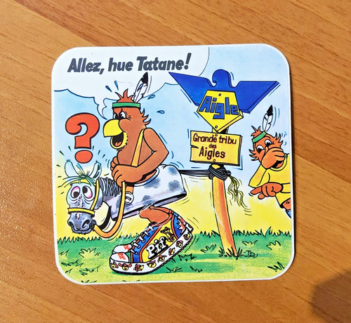 Pif gadget autocollant aigle - autocollant,