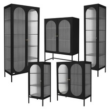 Vitrine bibliothèque armoire meuble de salon en polycarbonate modèle à choisir