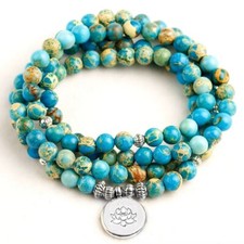 Collier sautoir Jaspe