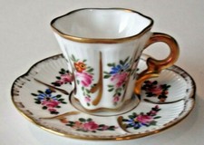 Peint Main Limoges -Teacup