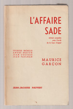 L' Affaire Sade- Maurice