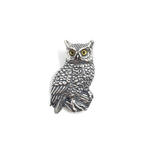 Broche argent massif 925 - argent,