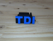 Logo TDI calendre - Golf MK4 - BLEU