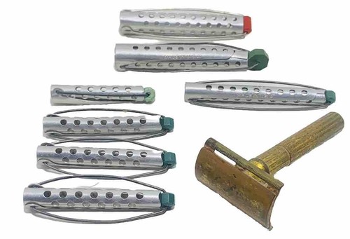 Gillette brass razor 7 metal - 7,
