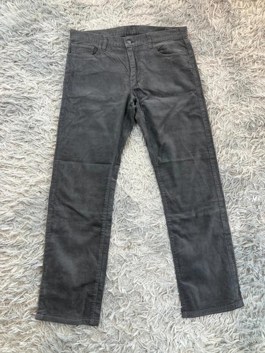 Jean gris uniqlo vintage 2010s - jean,