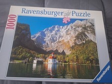 Puzzle 1000 pièces - Ravensburger - Entre lac et montagne