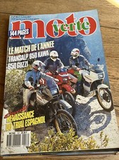 MOTO VERTE 157 HONDA XL 600 Transalp KAWASAKI KLR 650 GUZZI NTX YAMAHA XT 1987