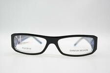 Pilgrim Danish Design 770 Noir Transparent Argent Rectangulaire Lunettes Neuves