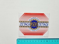 Autocollant ZETAGI Amateur Radio Vintage Années 80 Original