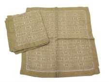 LOT HERMES 4 SERVIETTES DE