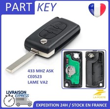 clé télécommande vierge Peugeot  407 Citroen C4 picasso C5 CE0523 3 boutons VA2