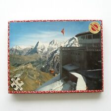 Ancien Puzzle bois complet PENELOPE 100p - Swiss Gare d'arrivée Téléphérique -