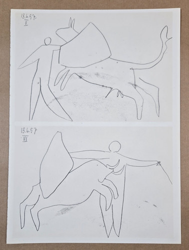 Lithographie noir blanc - lithographie,