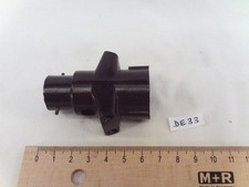 Ancienne douille voleuse B22 2 prises femelle Ø 4 mm, en bakélite (réf DE33)